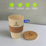 Wheat Straw Cork Grip Tumbler