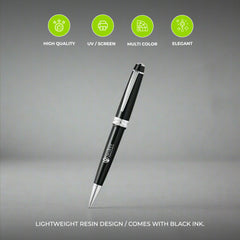 Cross Bailey Light™ Polished Black Resin with Polished Chrome Appointments Ballpoint Pen