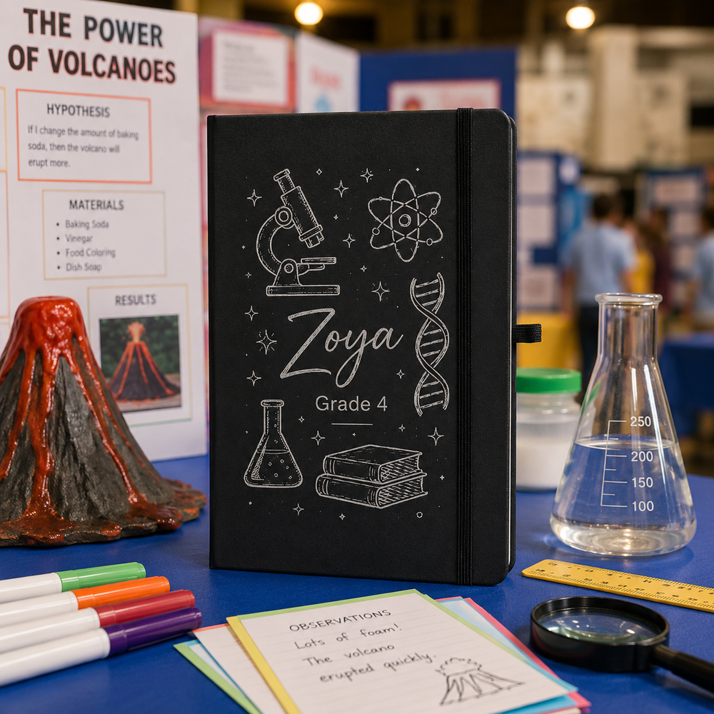 A5 Hardcover Ruled Notebook
