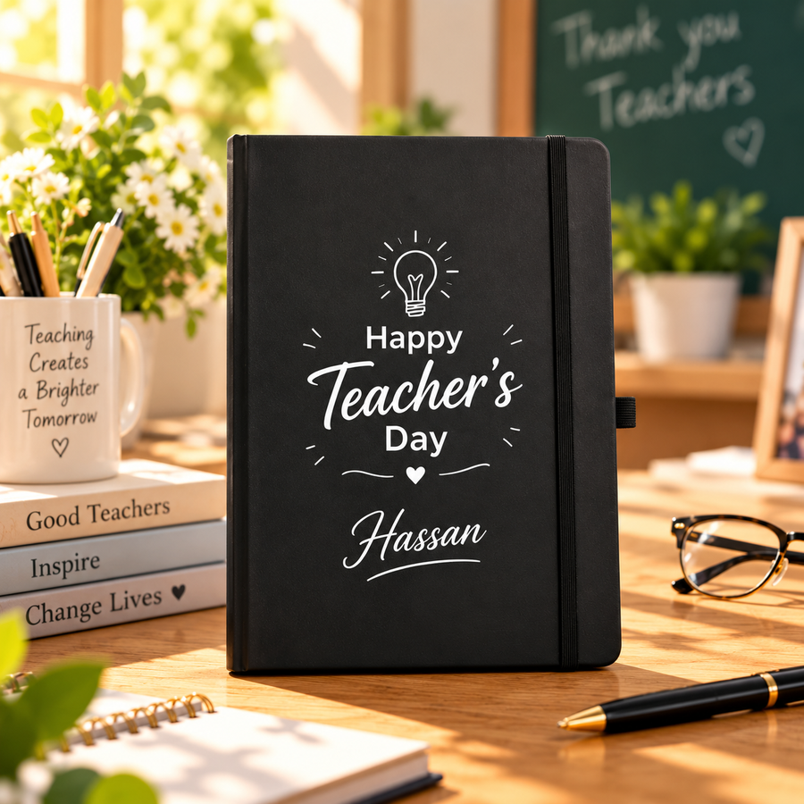 A5 Hardcover Ruled Notebook