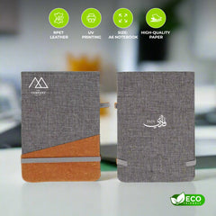 Ecoflex - A6 RPET Leather Notebook