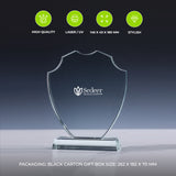 Victorian Shield Crystal Award