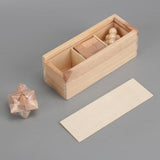 BRENNA - eco-neutral 3 pcs Brain Teaser Puzzle Set