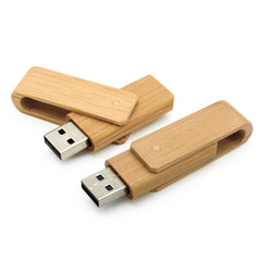 Bamboo USB Flash Drive With Box