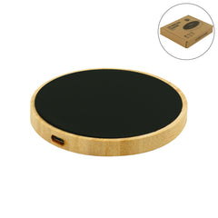 Bamboo Wireless Charger With LED Logo