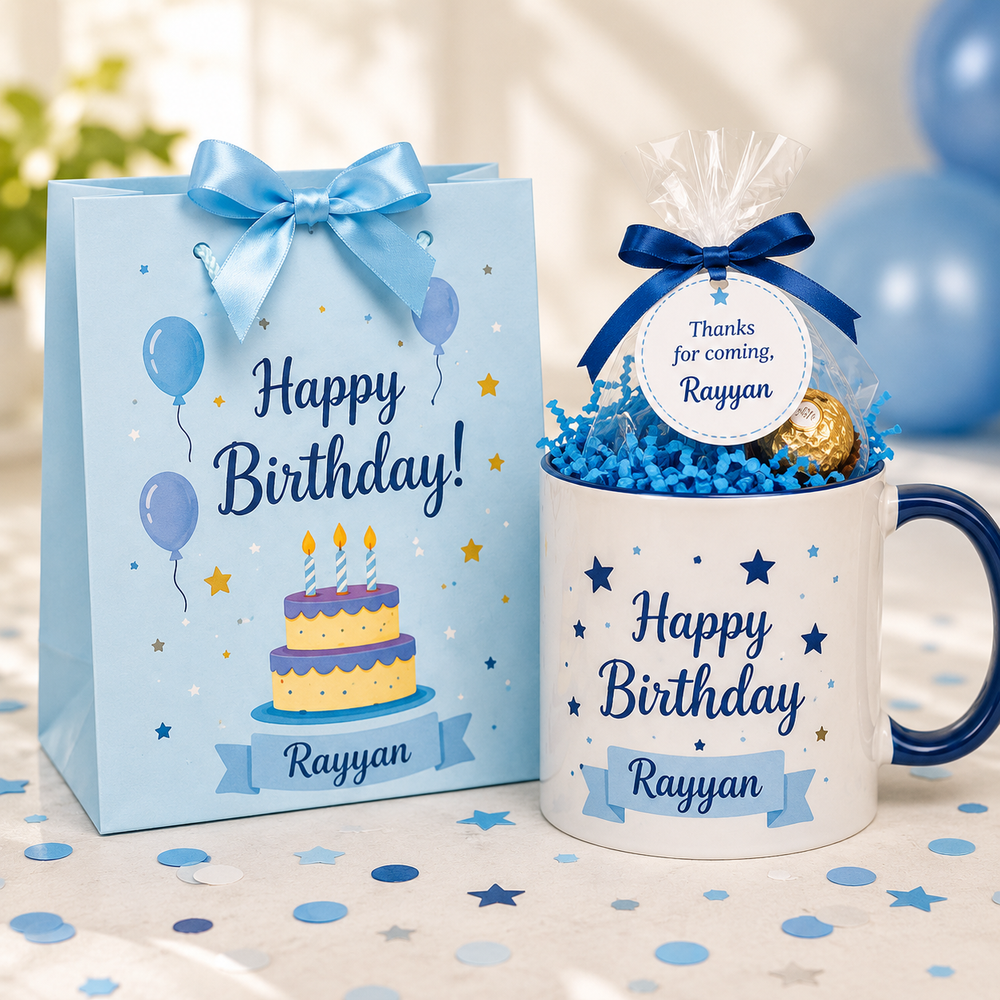Birthday Mug & Gift Bag