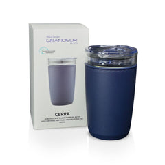 Premium Glass Tumbler with Recycled Protective Sleeve