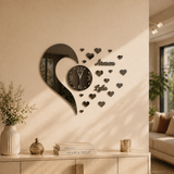 3D Kitchen Clock Wall Decor