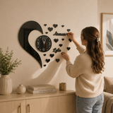 3D Kitchen Clock Wall Decor