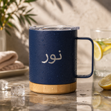 Hydro - Bamboo Base Stainless Steel Mug