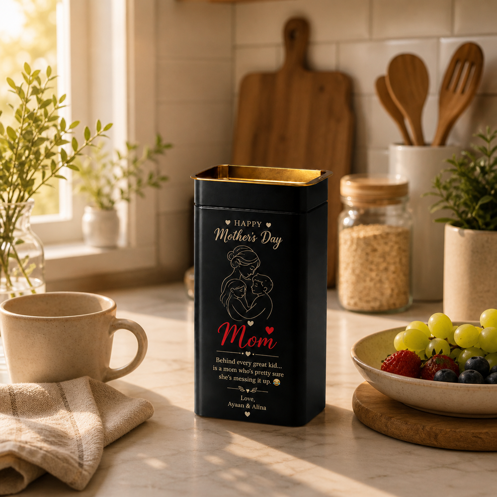 Blowning Coffee And Tea Tin