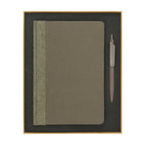 Coffee Notebook & Pen Set with Beige Gift Box