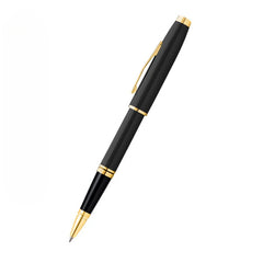 Cross Coventry Classic Black Lacquer with Gold Tone Appointments Rollerball Pen