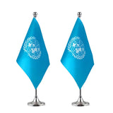 Custom Made Table Flag with Stand with Your Design