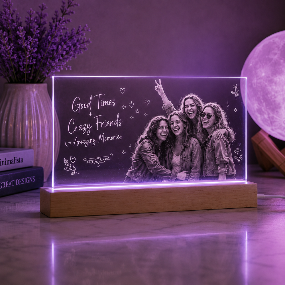 Customized Glowing Crystal Souvenirs