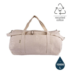 GRS-Certified Recycled Cotton Duffel / Gym Bag