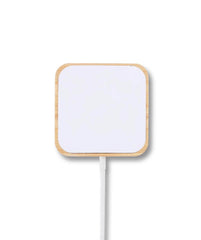 DOMITZ - 15W Square Bamboo Magsafe Wireless Charger