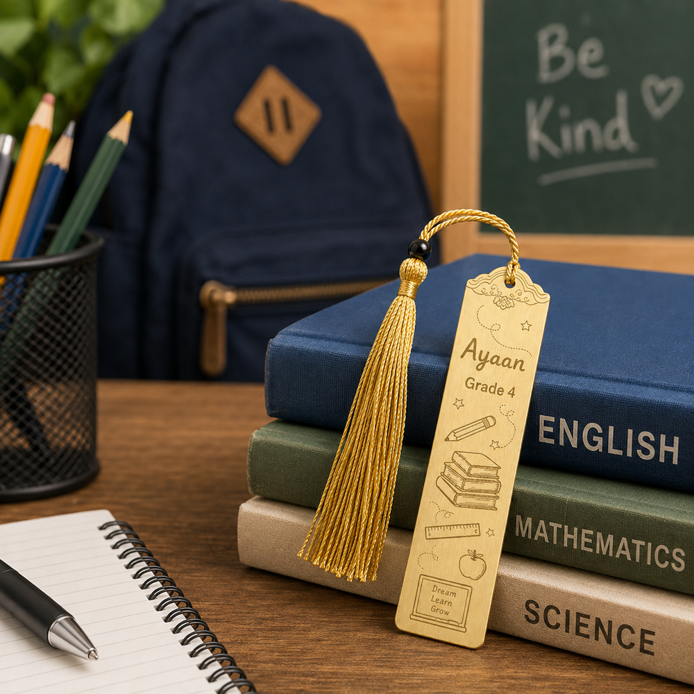 Engraved Metal Blank Bookmarks With Any Logo