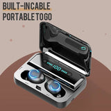 LED Display Powerbank With Earphone