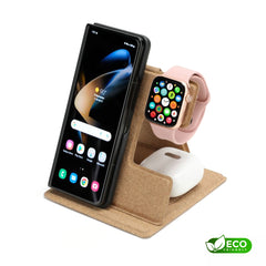 FARO - @memorii Mag 3 in 1 Foldable Cork Wireless Charger