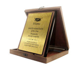 Matt Veneer Wooden Plaque with Box