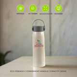 Eco-neutral Wheat Straw Glass Bottle