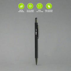 Giftology Metal Soft-touch Ballpen with Stylus