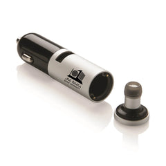 XD Car Charger with Integrated Wireless Earbud