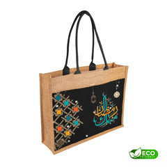 MONCLOVA - Jute Bag with Canvas Pocket