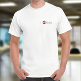 Round neck T-Shirt - Polyester - White  (For Adults)
