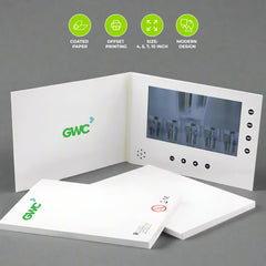 Amazing Graphics LCD Video Brochure For Advertising