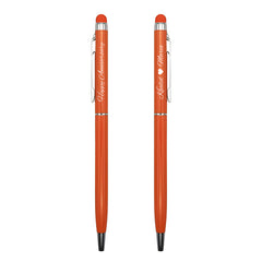 Professional Aluminum Slim Pen with Stylus