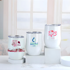 White Aluminum Cup 12 oz (Sublimation)