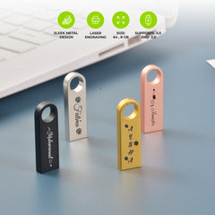 Steel Key USB Flash Stick