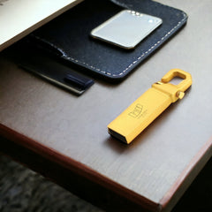 Mini Metal Hook USB Flash Drive With Box