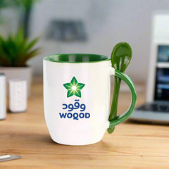 Personalized Two color Spoon Mugs