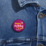 Personalized Badge Button
