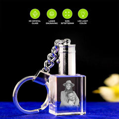 Personalized Crystal Keychain