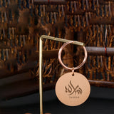 Stainless Steel Round Key Chain for Engrave