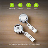 Custom Metal Yoyo Badge Holder for ID Card