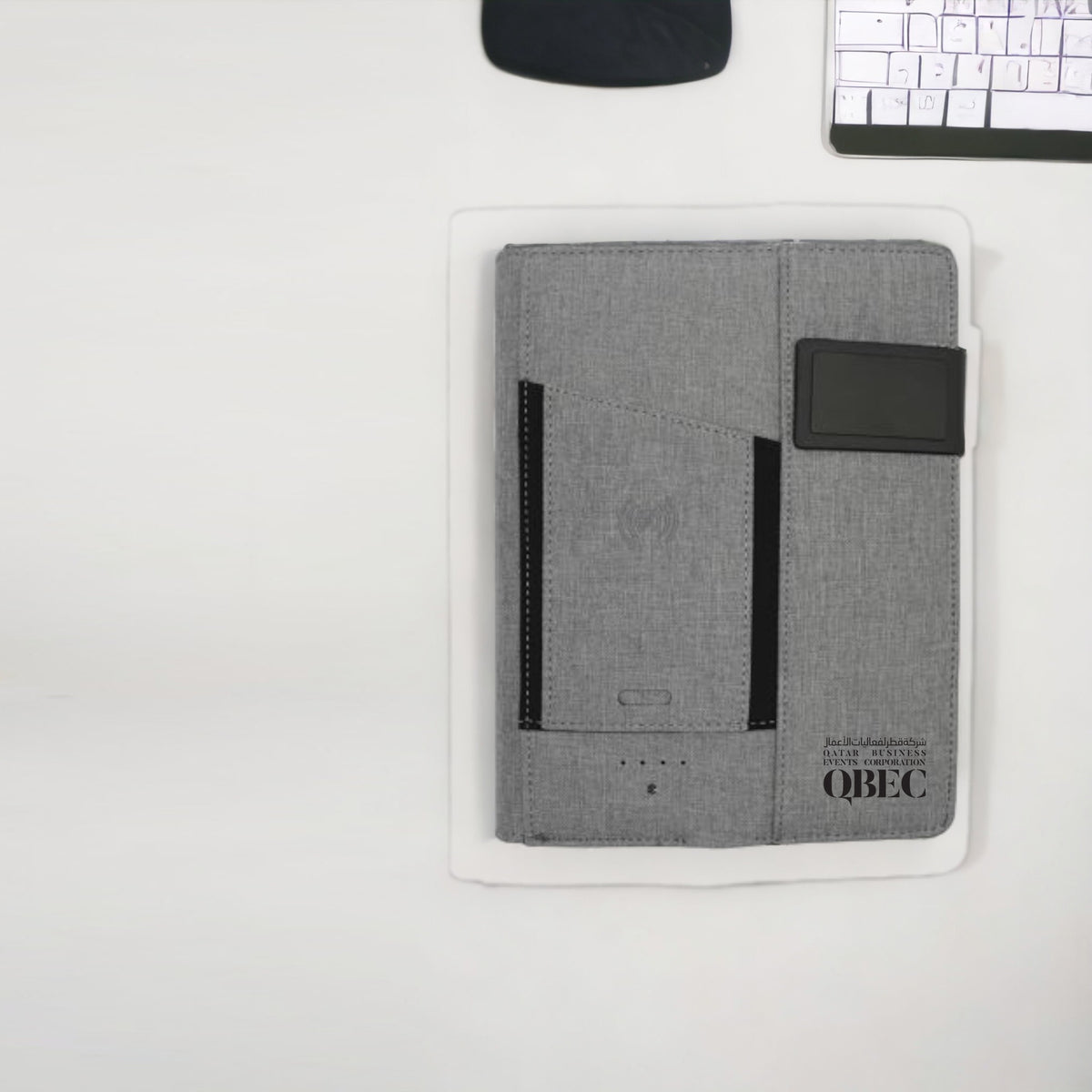 Fabric Organizer With Powerbank 4000mAh and Wireless charger