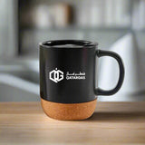 Giftology Ceramic Mug with Cork and Lid