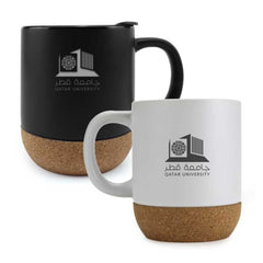 LUCCA - Giftology Ceramic Mug with Cork and Lid
