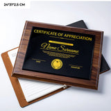 Personalized Wooden Recognition Plaque