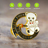 Custom Enamel Lapel Pin With Embossed/Debossed