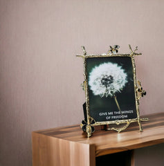 Metal Photo Frame Custom Creative Luxury Branch Photo Frame Table