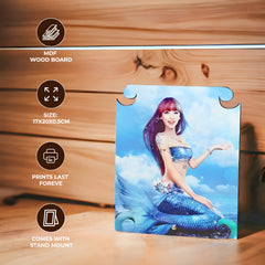 Wood Crafts Sublimation MDF Photo Frame Personalized Printed Wood Board Picture Frame