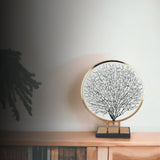 Modern Office Farmhouse Living Room  Golden Electroplated Decor Metal