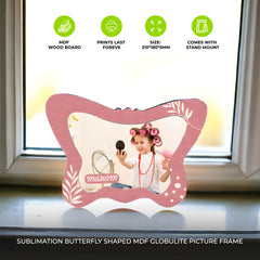 Personalized Butterfly Shape Photo Frame