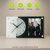 Sublimation Clock Photo Frame